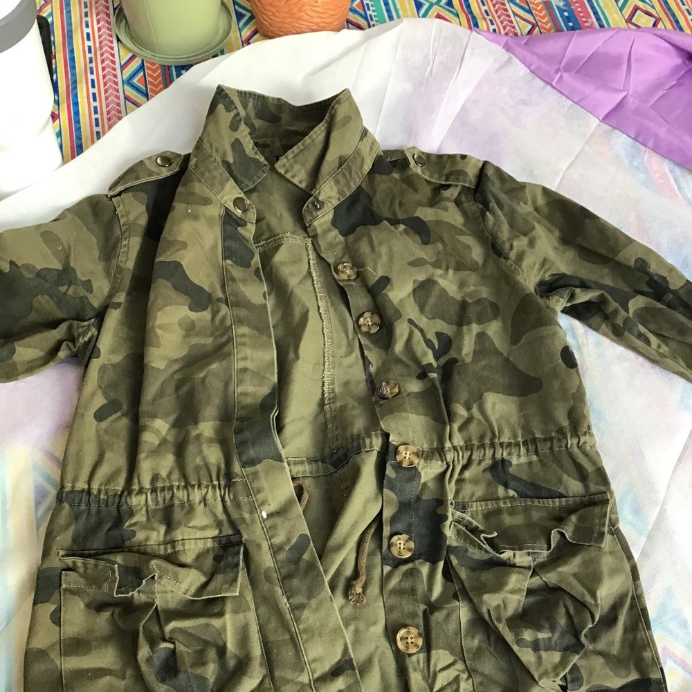 Red Snap military style jacket